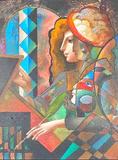 Artist Touch 57x45 Huge Original Painting - Oleg Zhivetin Artist Touch 57x45 Huge Original Painting - Oleg Zhivetin