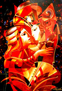 Secret Meeting 2007 Embellished Limited Edition Print - Oleg Zhivetin Secret Meeting 2007 Embellished Limited Edition Print - Oleg Zhivetin