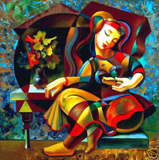 Poem Reader 1999 Limited Edition Print - Oleg Zhivetin Poem Reader 1999 Limited Edition Print - Oleg Zhivetin