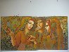 Girl's Party 30x60 - Painting Huge Original Painting by Oleg Zhivetin - 1