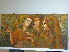 Girl's Party 30x60 - Huge Painting Original Painting by Oleg Zhivetin - 6