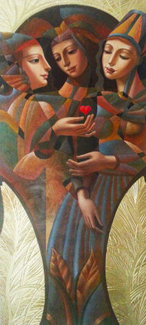 Chosen One 80x36 - Huge Mural Size Original Painting - Oleg Zhivetin