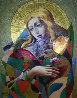 Angel of Roses 51x42 Huge Original Painting by Oleg Zhivetin - 0