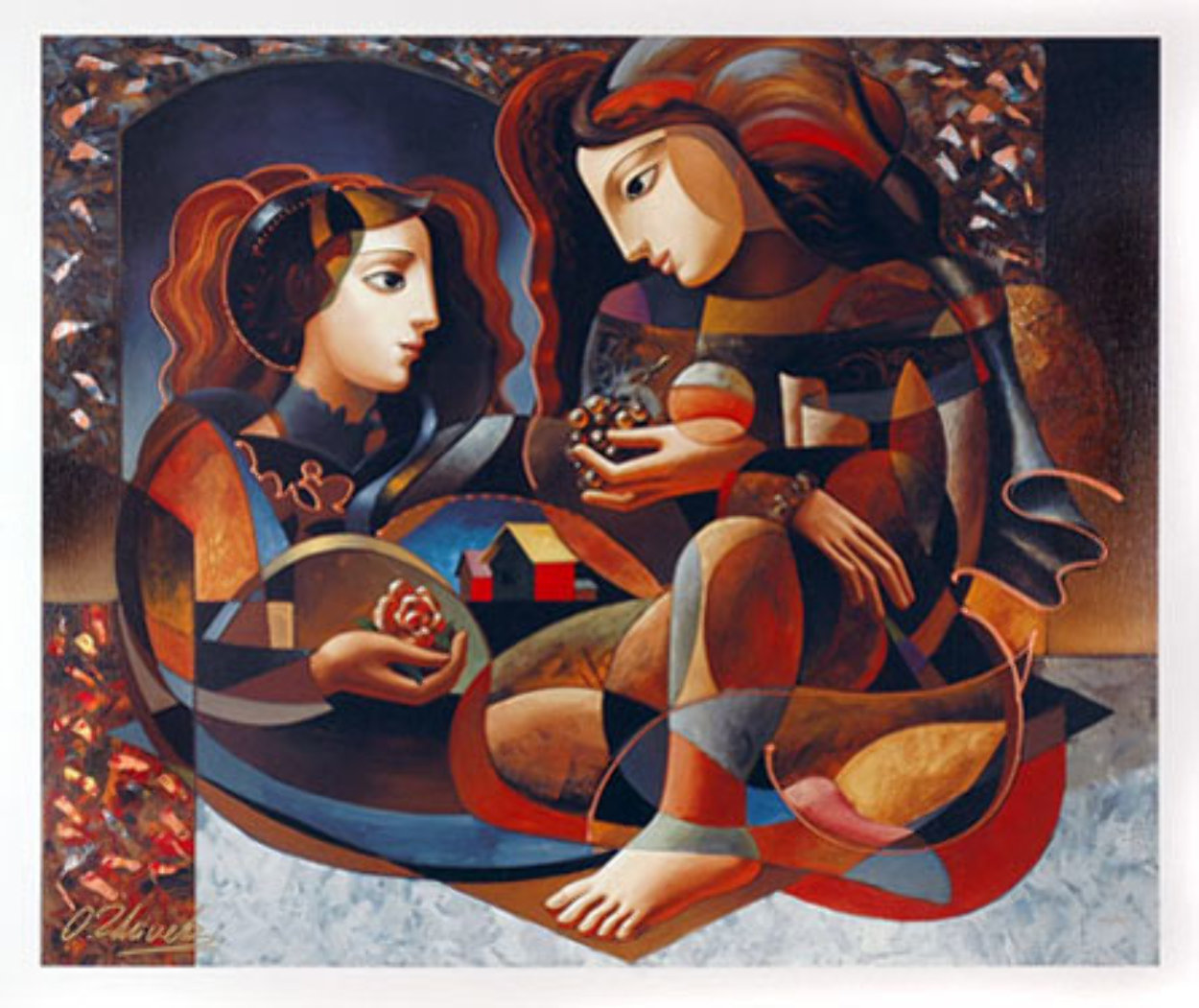 Their Harvest 34x40 Huge  Limited Edition Print by Oleg Zhivetin