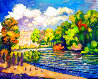 St. James Park Summer Scene 2019 50x40  Huge Original Painting by Memli Zhuri - 0