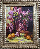 Lilacs and Wisteria 2015 41x33 Huge Original Painting by Caroline Zimmermann - 1