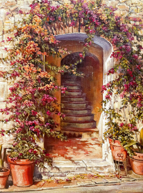 Tuscan Landscape 2001 26x18 by Caroline Zimmermann - For Sale on