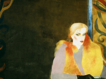 Princess of Little Italy Watercolor 1983 32x40 Watercolor - Joanna Zjawinska Princess of Little Italy Watercolor 1983 32x40 Watercolor - Joanna Zjawinska