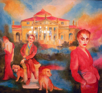 Forever Hoping I Can Find Memories I Left Behind Watercolor 1989 54x62 Super Huge Watercolor - Joanna Zjawinska Forever Hoping I Can Find Memories I Left Behind Watercolor 1989 54x62 Super Huge Watercolor - Joanna Zjawinska