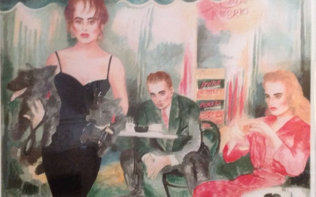 Cafe Reggio 1990 Limited Edition Print by Joanna Zjawinska Cafe Reggio 1990 Limited Edition Print by Joanna Zjawinska