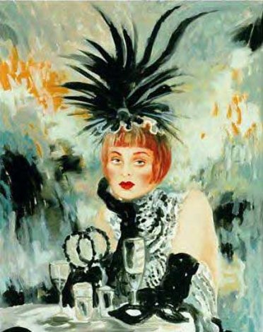 Lola From Moulin Rouge 1998 Limited Edition Print - Joanna Zjawinska