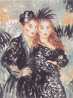 Lulu and Lili From the Moulin Rouge Suite Limited Edition Print - Joanna Zjawinska Lulu and Lili From the Moulin Rouge Suite Limited Edition Print - Joanna Zjawinska