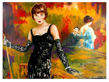 Ever Loved A woman Who Made You Feel Tall? (Gold Edition) Embellished Limited Edition Print - Joanna Zjawinska Ever Loved A woman Who Made You Feel Tall? (Gold Edition) Embellished Limited Edition Print - Joanna Zjawinska