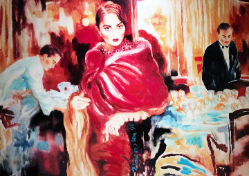 Ask Me Would I Say Yes Embellished 1995 Limited Edition Print - Joanna Zjawinska Ask Me Would I Say Yes Embellished 1995 Limited Edition Print - Joanna Zjawinska