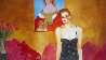 Who is That Girl? 1984 50x85 Huge Original Painting by Joanna Zjawinska - 0