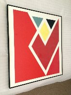 Diamond Drill..... Scarlet AP 1971 Limited Edition Print by Larry Zox - 1 Diamond Drill..... Scarlet AP 1971 Limited Edition Print by Larry Zox - 1