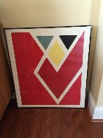 Diamond Drill..... Scarlet AP 1971 Limited Edition Print by Larry Zox - 4 Diamond Drill..... Scarlet AP 1971 Limited Edition Print by Larry Zox - 4