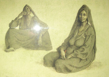 Two Women Limited Edition Print - Francisco Zuniga Two Women Limited Edition Print - Francisco Zuniga