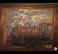 Grand Canal From Campo San Mauritzio 2004 25x32 Original Painting by Bruno Zupan - 3 Grand Canal From Campo San Mauritzio 2004 25x32 Original Painting by Bruno Zupan - 3