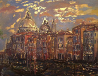 Grand Canal From Campo San Mauritzio 2004 25x32 Original Painting by Bruno Zupan - 0 Grand Canal From Campo San Mauritzio 2004 25x32 Original Painting by Bruno Zupan - 0