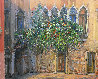 Untitled (Gothic Windows) 1990 39x46 Huge Original Painting by Bruno Zupan - 0