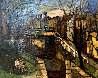 Canal 1965 33x40 Huge - Venice Original Painting by Bruno Zupan - 0