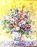 Bouquet in Chinese Pot 2008 48x40 - Huge Original Painting by Bruno Zupan - 3