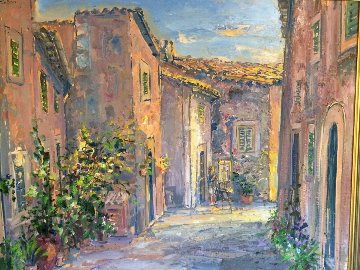 Artist on My Street 2002 34x42 Huge Original Painting - Bruno Zupan Artist on My Street 2002 34x42 Huge Original Painting - Bruno Zupan