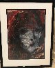 Untitled Portrait of a Woman 1976 32x26 Works on Paper (not prints) by Anatoly Zverev - 1