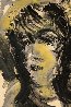 Untitled Portrait of a Woman 1976 32x24 Works on Paper (not prints) by Anatoly Zverev - 3