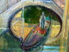 Venice Golden Dawn 28x24 - Italy Original Painting by Alex Zwarenstein - 4