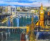 London At Night 2016 26x30 Original Painting by Alex Zwarenstein - 0