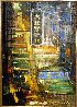 Market Street 2016 44x32 - Huge -  San Francisco, California - Chinatown Original Painting by Alex Zwarenstein - 0