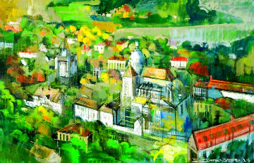 Provence, France 36x24 Original Painting - Alex Zwarenstein