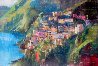 Houses in Amalfi 2014 24x36  (Italy) Original Painting by Alex Zwarenstein - 0