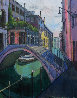 Summer Colors in Venice 30x24 - Italy Original Painting by Alex Zwarenstein - 0